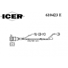610423 E ICER Сигнализатор, износ тормозных колодок
