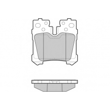 12-1463 E.T.F. Комплект тормозных колодок, дисковый тормоз