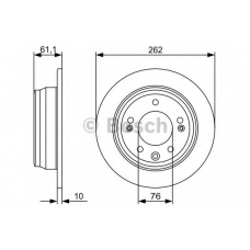 0 986 479 C14 BOSCH Тормозной диск