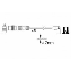 0 986 356 318 BOSCH Комплект проводов зажигания