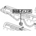 NSB-FX35R FEBEST Опора, стабилизатор