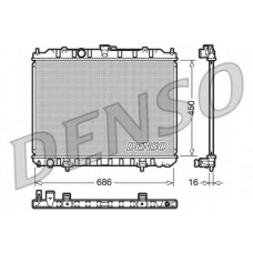 DRM46004 DENSO Радиатор, охлаждение двигателя