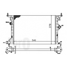 037-017-0035 LORO Радиатор, охлаждение двигателя