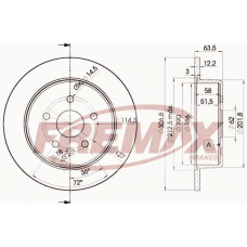 BD-2790 FREMAX Тормозной диск