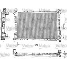 731559 VALEO Радиатор, охлаждение двигателя