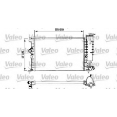 730957 VALEO Радиатор, охлаждение двигателя