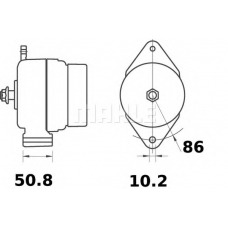 MG 13 MAHLE Генератор