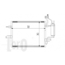 037-016-0031 LORO Конденсатор, кондиционер