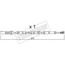 SU.278 TRUSTING Сигнализатор, износ тормозных колодок