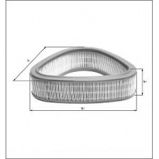 LX 699 MAHLE Воздушный фильтр