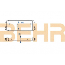 2303081 BEHR Motor oil cooler