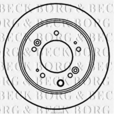 BBD5198 BORG & BECK Тормозной диск