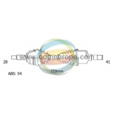 18-161091 ODM-MULTIPARTS Приводной вал