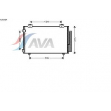 TO5487 AVA Конденсатор, кондиционер