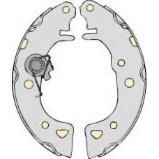 K640924 MGA Комплект тормозов, барабанный тормозной механизм