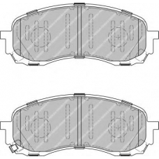 FDB1863 FERODO Комплект тормозных колодок, дисковый тормоз