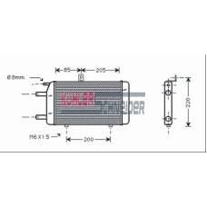 5007901 KUHLER SCHNEIDER Радиатор, охлаждение двигател