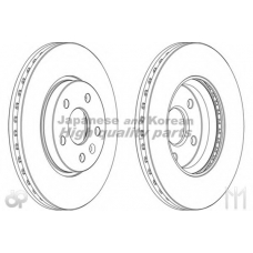 0990-6190 ASHUKI Тормозной диск