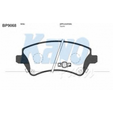 BP-9068 KAVO PARTS Комплект тормозных колодок, дисковый тормоз