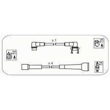 VL7 JANMOR Комплект проводов зажигания