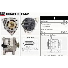 DRA3807 DELCO REMY Генератор