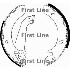 FBS042 FIRST LINE Комплект тормозных колодок