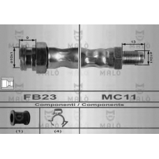 8363 Malo Тормозной шланг