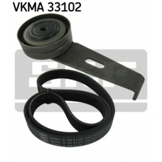 VKMA 33102 SKF Поликлиновой ременный комплект