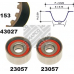 23027 MAPCO Комплект ремня грм