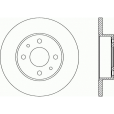 BDR1229.10 OPEN PARTS Тормозной диск