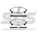 1501225109 S.b.s. Комплект тормозных колодок, дисковый тормоз