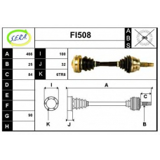 FI508 SERA Приводной вал