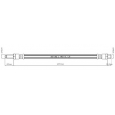 VBH375 MOTAQUIP Тормозной шланг