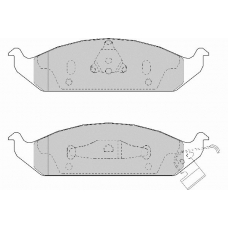 FD6972A NECTO Комплект тормозных колодок, дисковый тормоз