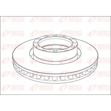 NCA1015.20 KAWE Тормозной диск