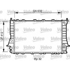 735094 VALEO Радиатор, охлаждение двигателя