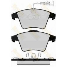 PA1569 BRAKE ENGINEERING Комплект тормозных колодок, дисковый тормоз