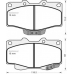 377 MGA Комплект тормозных колодок, дисковый тормоз