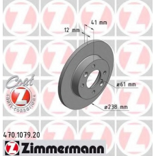 470.1079.20 ZIMMERMANN Тормозной диск