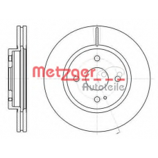 61266.10 METZGER Тормозной диск