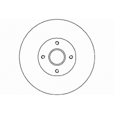 MDC1859 MINTEX Тормозной диск