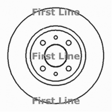 FBD002 FIRST LINE Тормозной диск
