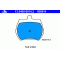 13.0460-6914.2 ATE Комплект тормозных колодок, дисковый тормоз