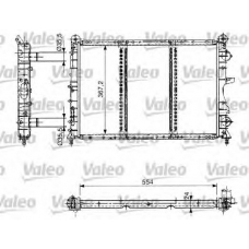 732686 VALEO Радиатор, охлаждение двигателя