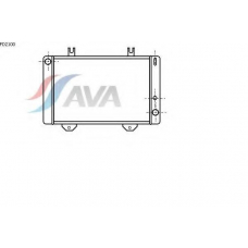 FD2100 AVA Радиатор, охлаждение двигателя