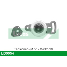 LD0054 TRW Натяжной ролик, ремень грм