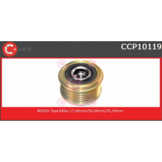 CCP10119 CASCO Ременный шкив, генератор