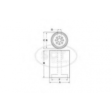 ST 6059 SCT Топливный фильтр