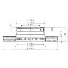 BDC3450 QUINTON HAZELL Тормозной диск