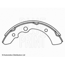 ADN14101 BLUE PRINT Комплект тормозных колодок